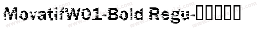 MovatifW01-Bold Regu字体转换